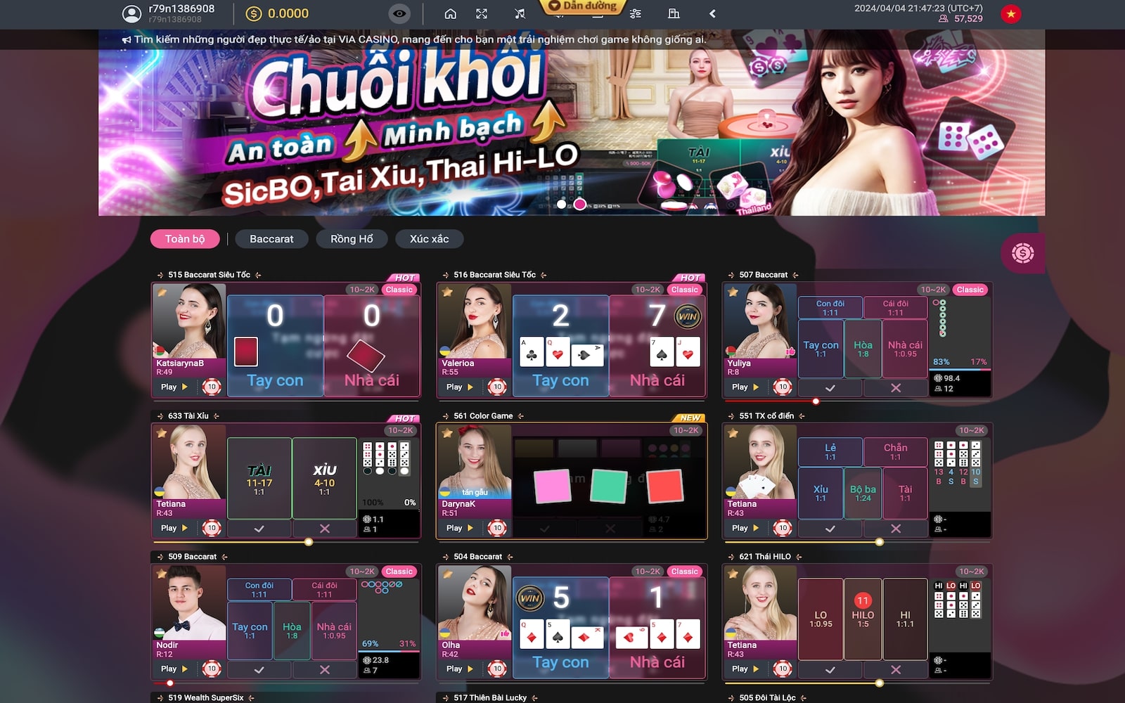 Giới thiệu casino trực tuyến 79king